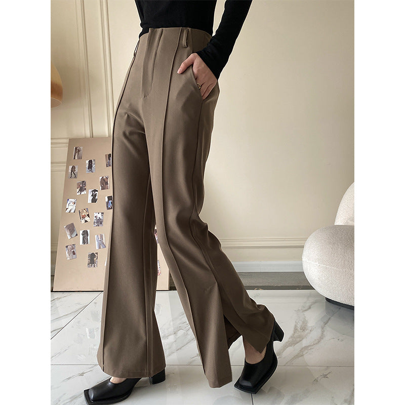 ARIANE | Pantalon Évasé Fendu