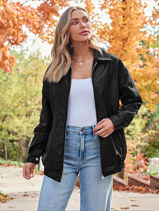 COLETTE | Veste Oversize Effet Cuir