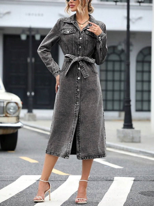 NOLYA | Robe Chemise en Jean