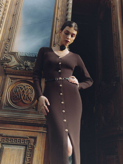 Robe Longue Boutonnée