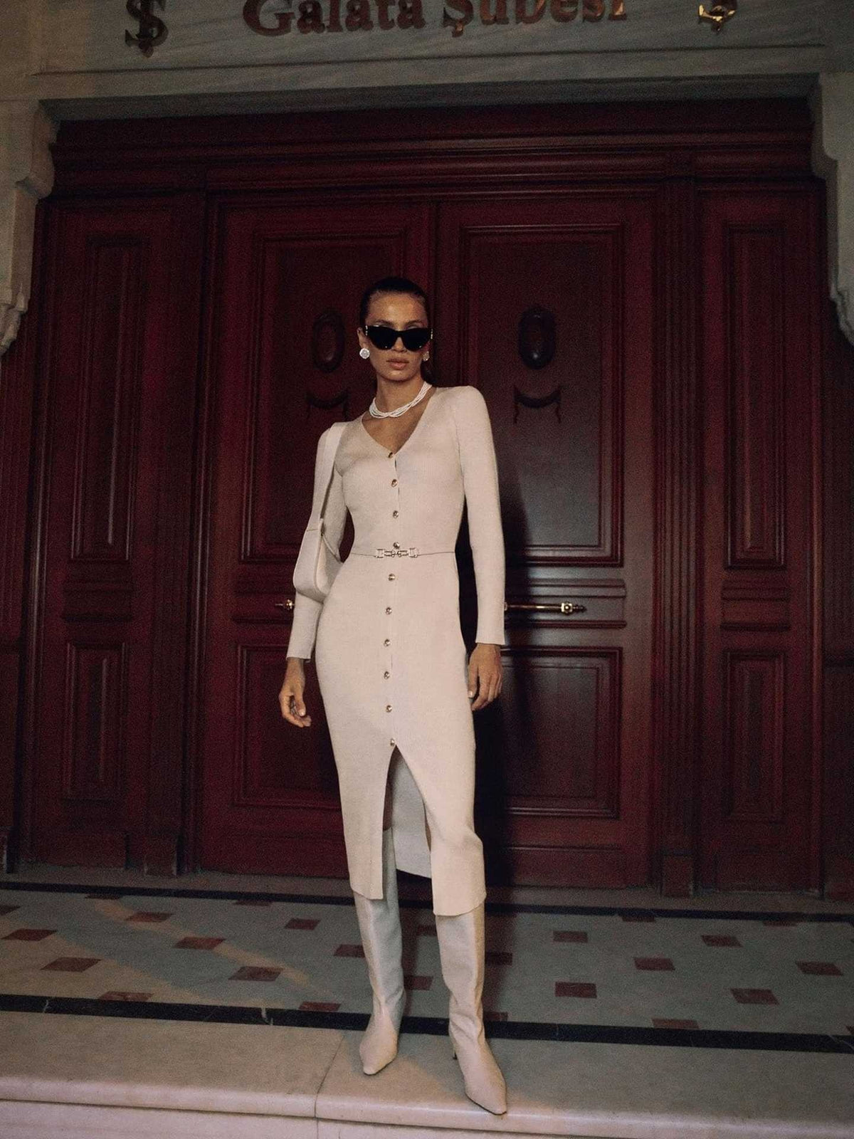 Robe Longue Boutonnée