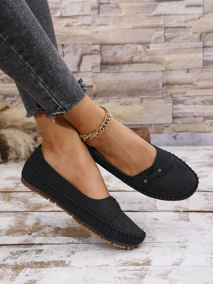 Mocassins Souples à Motifs