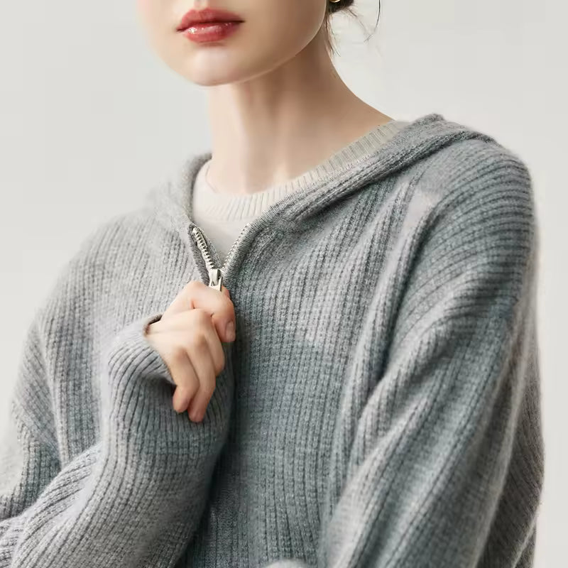 MAËLYS | Ensemble Maille à Capuche