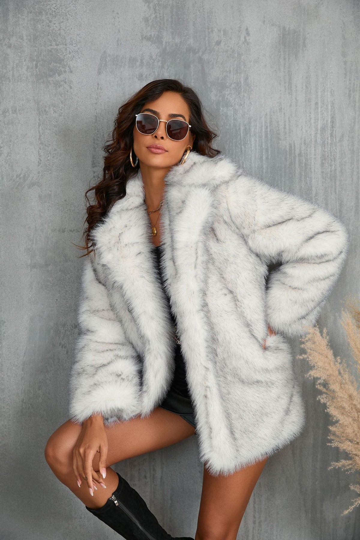 YVONNE | Manteau en Fausse Fourrure