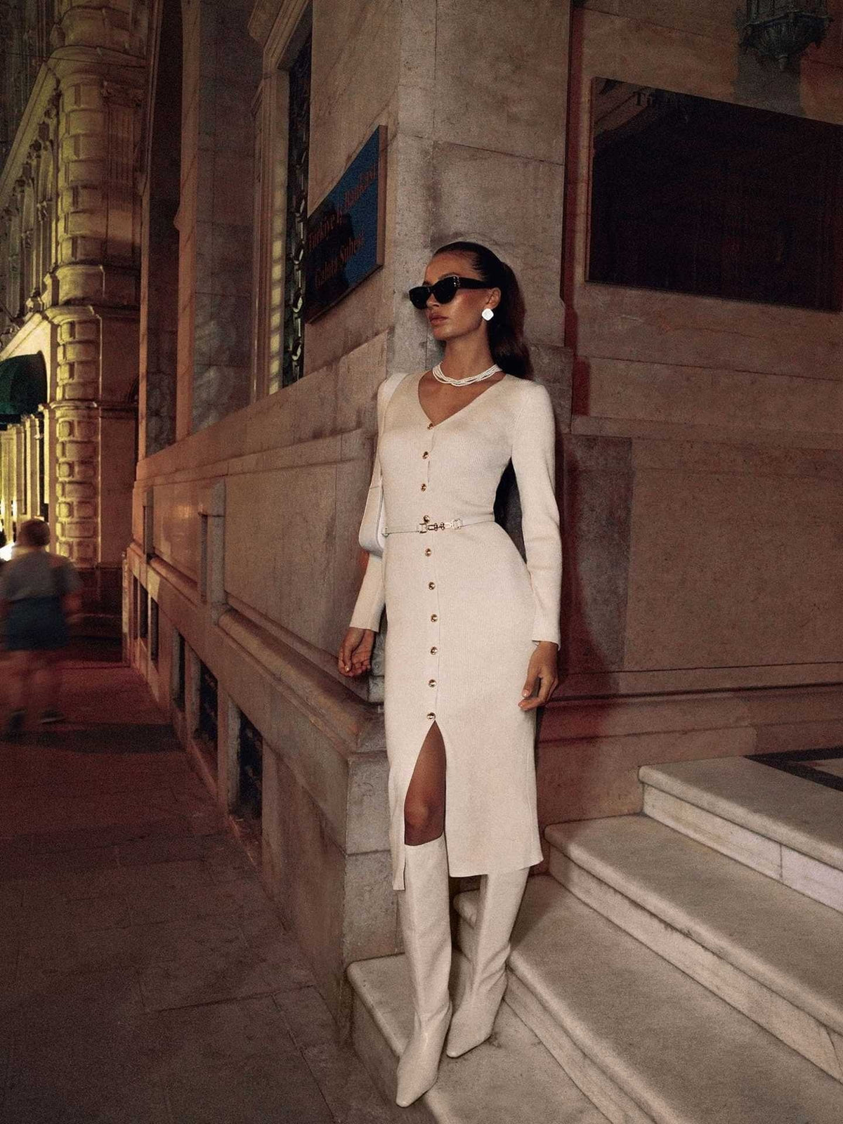 Robe Longue Boutonnée