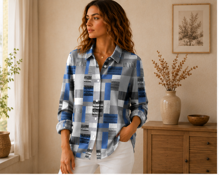 Chemise Maille Graphique
