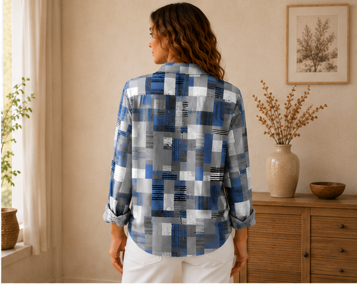 Chemise Maille Graphique