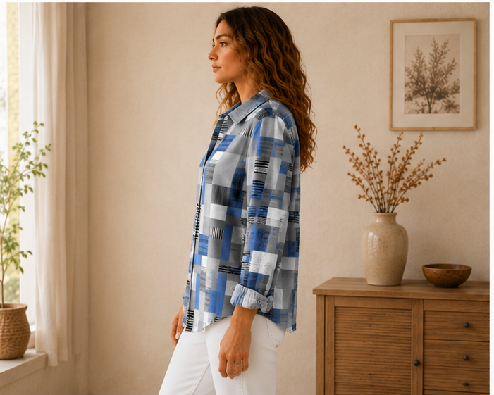 Chemise Maille Graphique