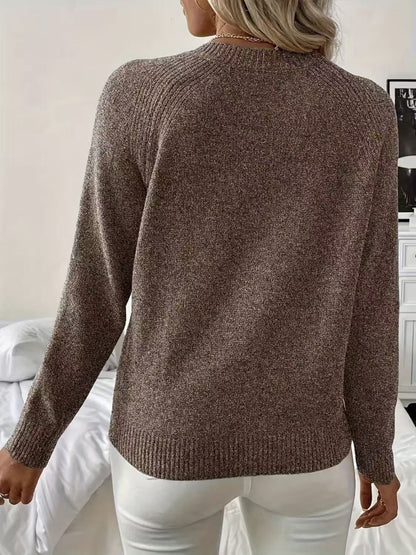 GÉRALDINE pull à boutons perlés dos