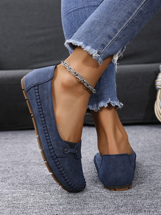Mocassins Souples à Motifs